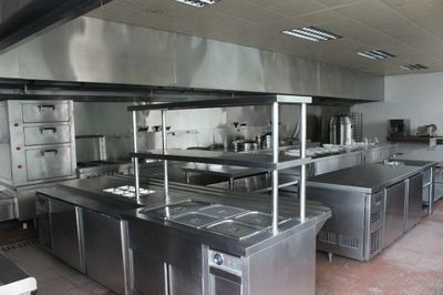 广东厨房设备厂食堂厨房设计中的排烟系统与通风管道工程